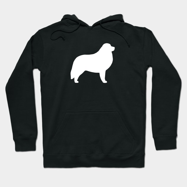 Great Pyrenees Silhouette Hoodie by Coffee Squirrel